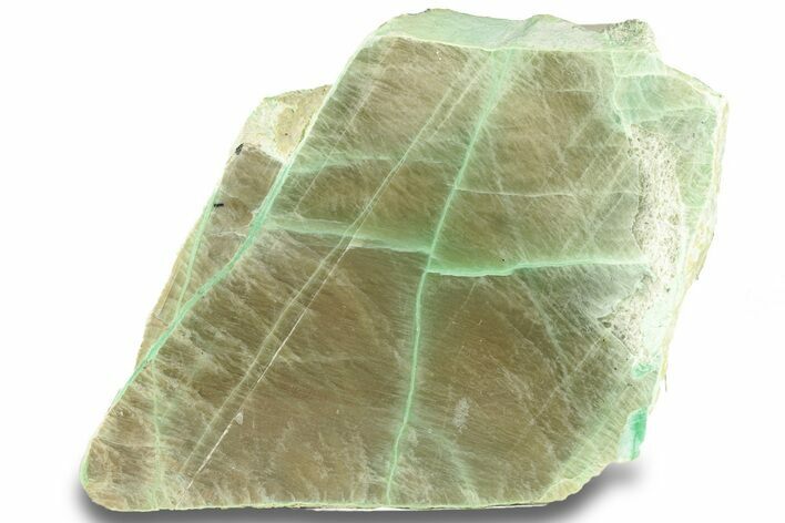 Polished Garnierite Slab - Madagascar #252312